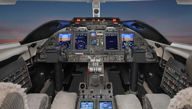 Learjet 60 Cabin